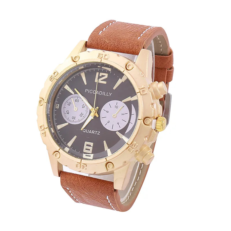 Boyfriend Classic Style British Style Square Needle Quartz Men'S Watches