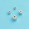 Bracelet Accessories Stainless Steel Geometric Diamond Beads Polygonal Scattered Beads Diy Handmade Jewelry Accessories Electroplated