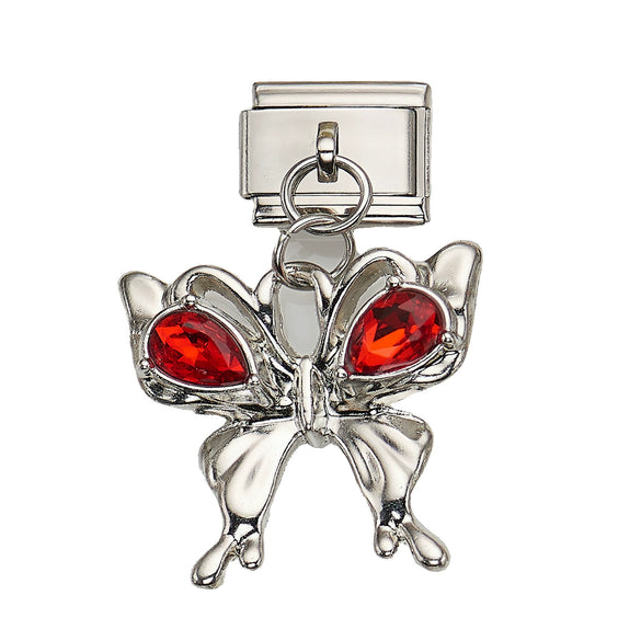 Bracelet Accessories Stainless Steel Removable Hanging Bow Flower Love Dripping Oil Style Unisex