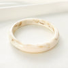 Bracelet Acrylic Geometric Marble Pattern Electroplated