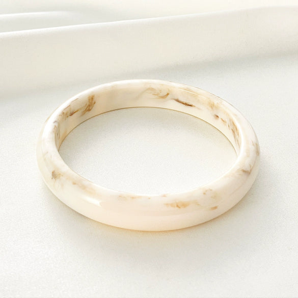Bracelet Acrylic Geometric Marble Pattern Electroplated