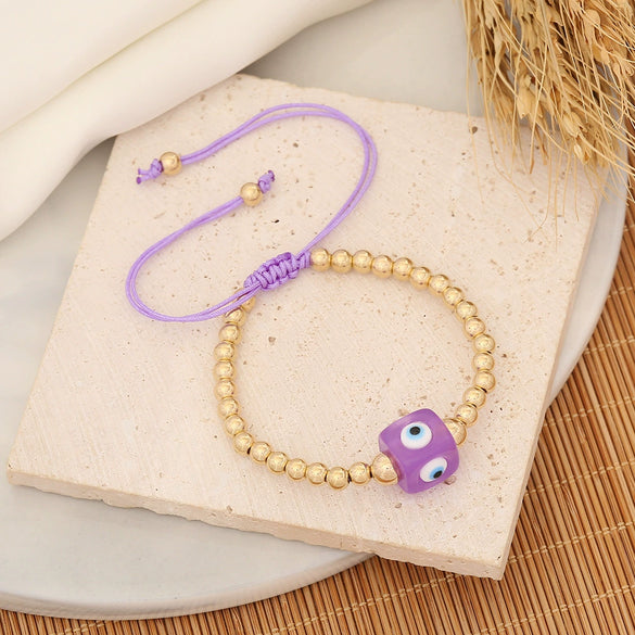 Bracelet Acrylic Geometric Woven Jewelry For Women