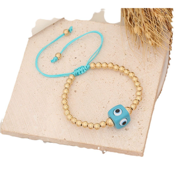 Bracelet Acrylic Geometric Woven Jewelry For Women