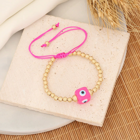 Bracelet Acrylic Geometric Woven Jewelry For Women