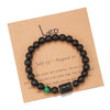 Bracelet Agate Stone Geometric Electroplating Unisex