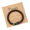 Bracelet Agate Stone Geometric Electroplating Unisex