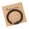 Bracelet Agate Stone Geometric Electroplating Unisex