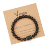 Bracelet Agate Stone Geometric Electroplating Unisex