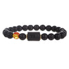Bracelet Agate Stone Geometric Electroplating Unisex