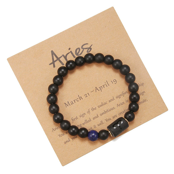 Bracelet Agate Stone Geometric Electroplating Unisex