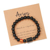 Bracelet Agate Stone Geometric Electroplating Unisex