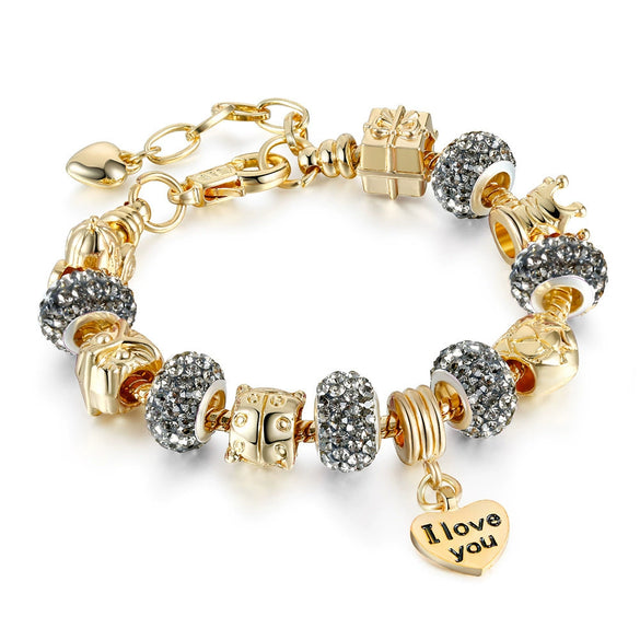 Bracelet Alloy Bead Soft Clay Silver Plated Constellation Pattern Electroplating Simple Style Unisex Women