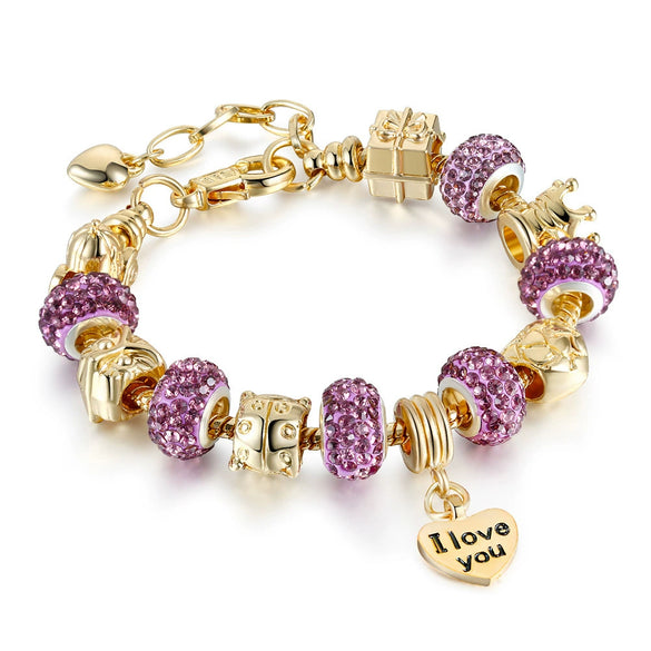 Bracelet Alloy Bead Soft Clay Silver Plated Constellation Pattern Electroplating Simple Style Unisex Women