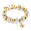 Bracelet Alloy Bead Soft Clay Silver Plated Constellation Pattern Electroplating Simple Style Unisex Women
