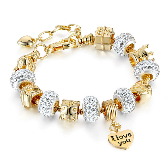 Bracelet Alloy Bead Soft Clay Silver Plated Constellation Pattern Electroplating Simple Style Unisex Women