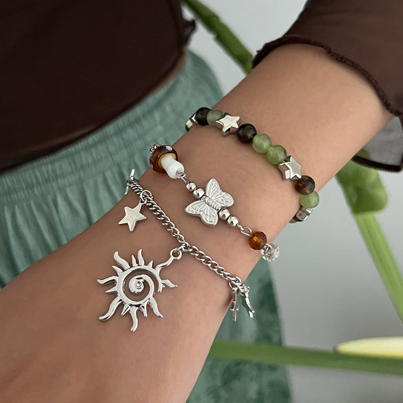Bracelet Alloy Geometric Animal Zodiac Handmade