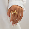 Bracelet Alloy Geometric Exaggerated Leaves Glow Electroplated Jewelry