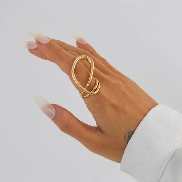 Bracelet Alloy Geometric Exaggerated Leaves Glow Electroplated Jewelry