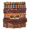 Bracelet Alloy Geometric Vintage Handwoven Life Tree Feather Cow Head Style