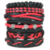 Bracelet Alloy Geometric Vintage Handwoven Life Tree Feather Cow Head Style