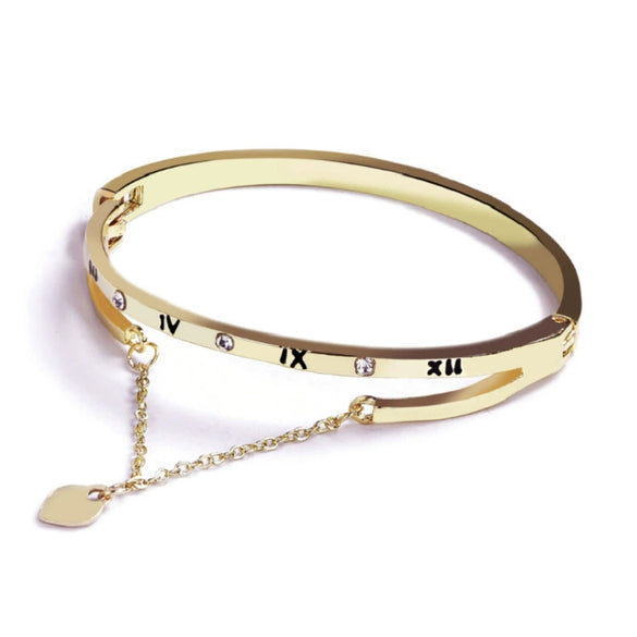 Bracelet Alloy Peach Heart Electroplating Minimalist Ladies Jewelry