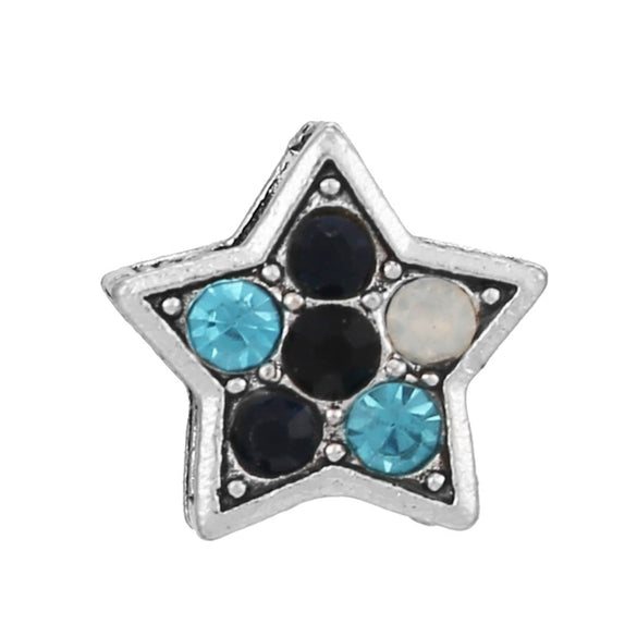 Bracelet Alloy Silver Plated Diy Accessories Starry Fairy Tale Ocean Star Snowflake Opal Beads Metal Electroplating Totem
