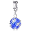 Bracelet Alloy Silver Plated Diy Accessories Starry Fairy Tale Ocean Star Snowflake Opal Beads Metal Electroplating Totem