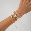 Bracelet Alloy Star Electroplated Animal Style Imitation Pearl Jewelry
