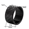 Bracelet And Big Ring Jewelry Titanium Steel Geometric Pattern Electroplated Unisex