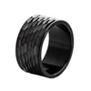 Bracelet And Big Ring Jewelry Titanium Steel Geometric Pattern Electroplated Unisex