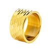 Bracelet And Big Ring Jewelry Titanium Steel Geometric Pattern Electroplated Unisex