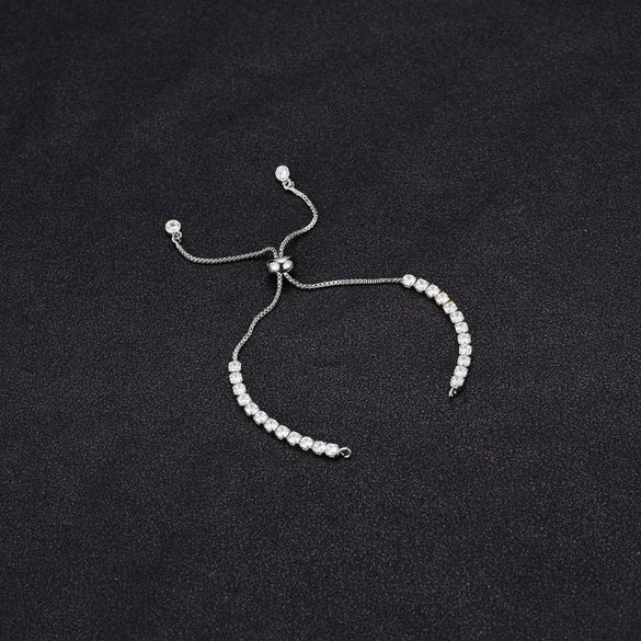 Bracelet Anklet Copper Beaded Chain With Ring Zircon Electroplated Diy Material Accessories