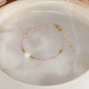 Bracelet Artificial Crystal Freshwater Pearl Geometric Handmade Women's