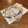 Bracelet Artificial Crystal Freshwater Pearl Geometric Handmade Women's