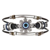 Bracelet Artificial Leather Geometric Hand Knitted Bohemian Style For Men And Women