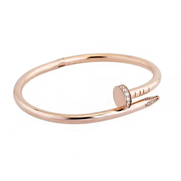 Bracelet Brass Gold Plated Stainless Steel Light Luxury Style With Letters Numbers Text