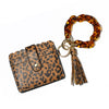 Bracelet Card Holder Key Chain Silicone Acrylic Geometric Handmade