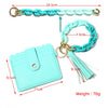 Bracelet Card Holder Key Chain Silicone Acrylic Geometric Handmade