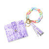 Bracelet Card Holder Key Chain Silicone Acrylic Geometric Handmade