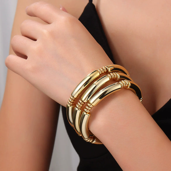 Bracelet Ccb Geometric Handmade Unisex Women's