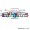 Bracelet Colorful Beads Geometric Handmade