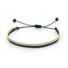 Bracelet Cord Handwoven With Letters Numbers Text Pattern For Women