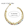 Bracelet Freshwater Pearl Stainless Steel Geometric Electroplating Jewelry For Women