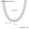 Bracelet Geometric Stitching 316L Stainless Steel Crystal Electroplated