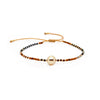 Bracelet Glass Glaze Geometric Handwoven Retro Gradient Style