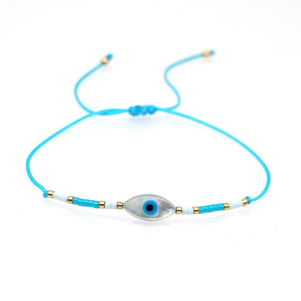Bracelet Glass Glaze Geometric Handwoven Style For Women