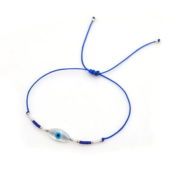 Bracelet Glass Glaze Geometric Handwoven Style For Women