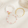 Bracelet Imitation Pearl Rice Beads Star Geometric Handmade Animal Simple Style