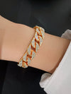 Bracelet Jewelry Alloy Geometric Diamond Retro Trendy Exaggerated Personality Unisex