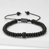 Bracelet Jewelry Stone Hand Woven Round Beaded Unisex Exotic Style